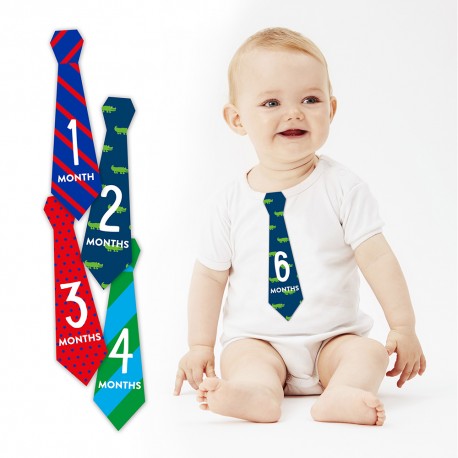 PEARHEAD BABY'S FIRST YEAR TIE STICKERS