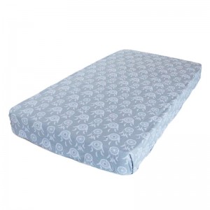 FITTED COT SHEET – Grey Dreamcatchers