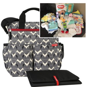 FILLED “PICK UP & GO” SIGNATURE HEART BABY BAG