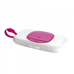 OXO TOT On-the-Go Wipes Dispenser w/Nappy Pouch - Pink