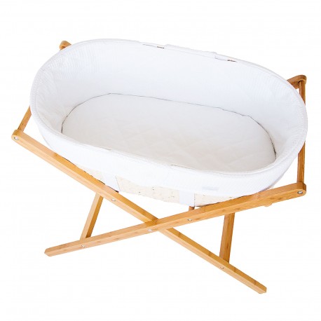 Bassinet Mattress Protector - Plain White WATERPROOF