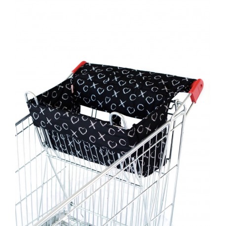 SHOPPING TROLLEY LINER (Fits DOUBLE or SINGLE TROLLEYS) - Black XO