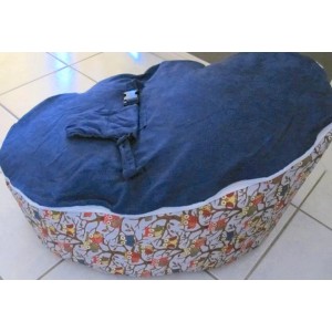 PRE PURCHASE TO SECURE - READY TO SHIP 11th AUGUST - Owls Navy Blue Bean Bag Chair
