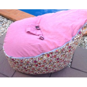 Owls Pink Bean Bag Chair