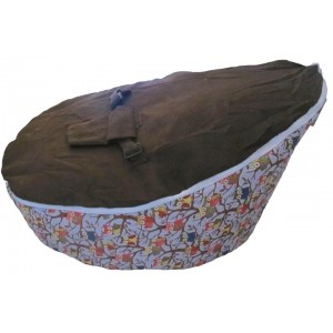 PRE PURCHASE TO SECURE - READY TO SHIP 11th AUGUST - Owls Chocolate Brown Bean Bag Chair