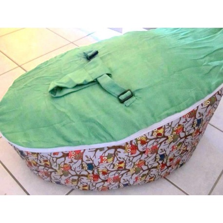 PRE PURCHASE TO SECURE - READY TO SHIP 28th March - Owls Green Bean Bag Chair